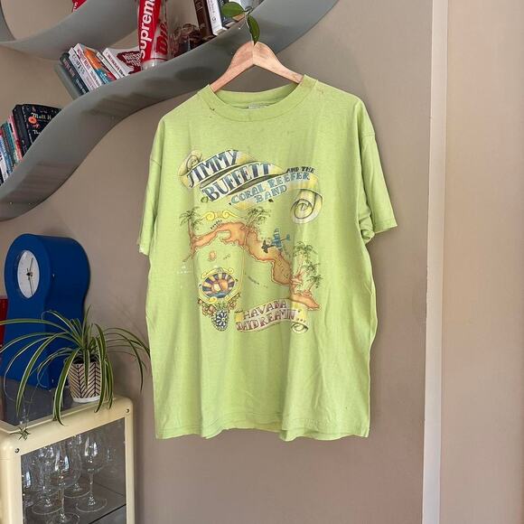 Vintage 1997 Jimmy Buffett Coral Reefer Band Shirt - Picture 1 of 8